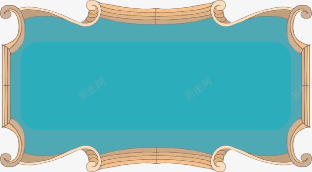 边框矢量图ai免抠素材_88icon https://88icon.com 不规则图形 底纹 文字背景图形 文字装饰背景 欧式花边 花纹 边框 矢量图