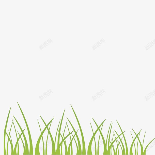 绿草装饰插画背景png免抠素材_88icon https://88icon.com 小草芽 春天 海报背景 绿色 青草
