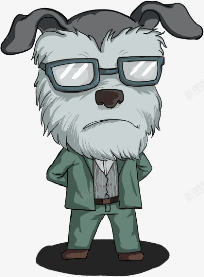 创意招聘广告元素png免抠素材_88icon https://88icon.com 人物 创意招聘广告元素 卡通狗