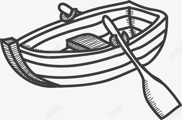 简笔画交通工具小木船矢量图ai免抠素材_88icon https://88icon.com 交通 交通工具 小木船 工具 摩托车 斑驳木船 热气球 矢量图 简笔画 轮船 黑白小木船