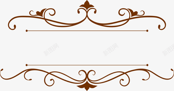 卡通棕色框框png免抠素材_88icon https://88icon.com 免抠PNG 卡通 曲线 框框 棕色 线条 藤蔓