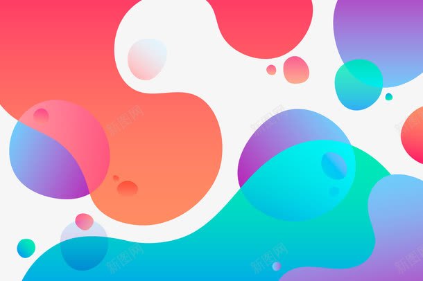 波点背景png免抠素材_88icon https://88icon.com 商业 夏天 活力 蓝红色 装饰