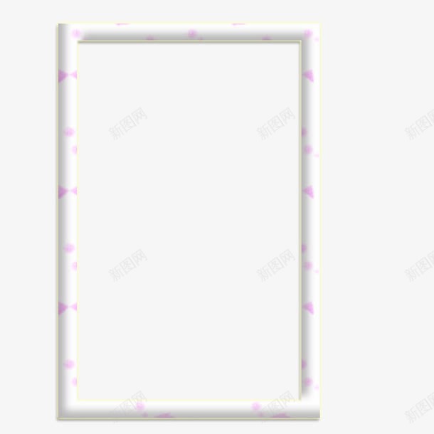 白粉色长方形相框png免抠素材_88icon https://88icon.com 儿童相册 照片 白色相框 相册 边框 长方形相框