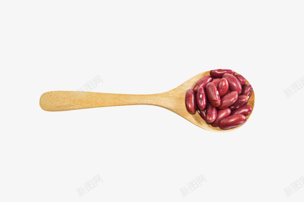 装着红豆的木汤勺实物png免抠素材_88icon https://88icon.com 佐料 俯视 器具 容器 工具 木汤勺 木质 盛装 舀取 视图 豆类 食物