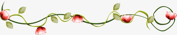 红花绿叶分割线png免抠素材_88icon https://88icon.com png 分割线 红花 绿叶