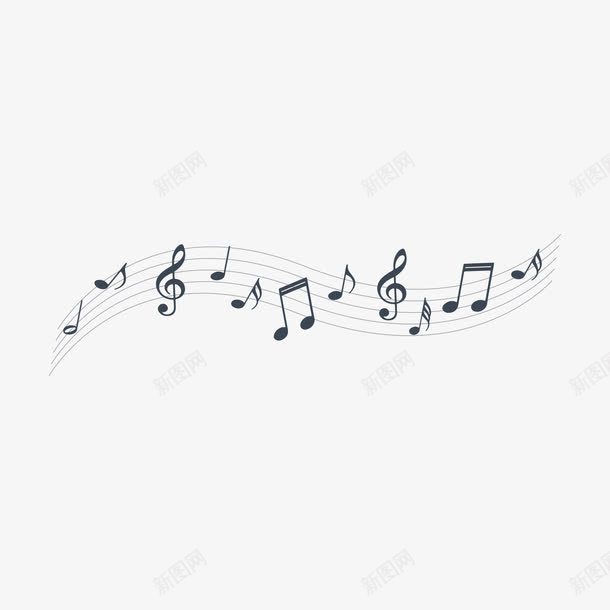 简约清新音乐旋律png免抠素材_88icon https://88icon.com 主旋律 小清新 爱的旋律 简单 简约 音乐旋律 音乐符号 黑色