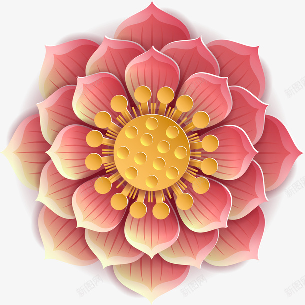 一朵荷花装饰png免抠素材_88icon https://88icon.com 一朵花 海报装饰 矢量花朵 红色 花朵 荷花 装饰 贺卡装饰