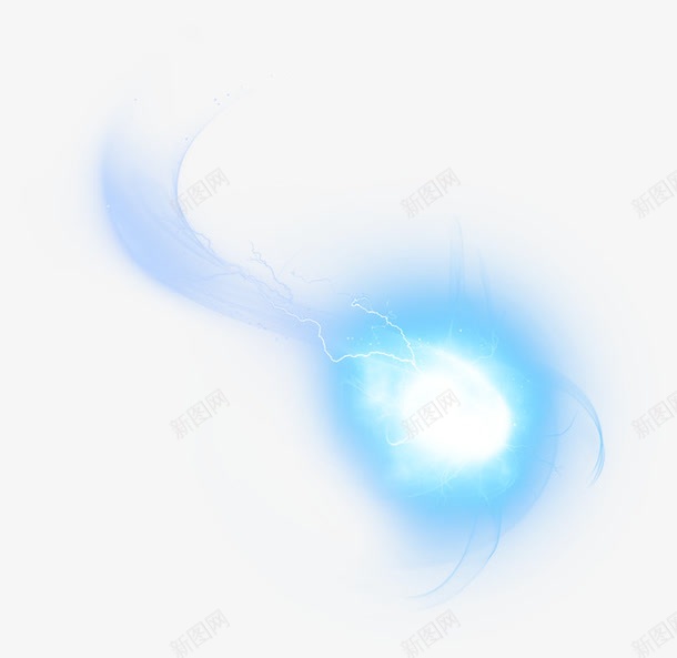 炫光png免抠素材_88icon https://88icon.com 光效 光源 特效 蓝色 装饰