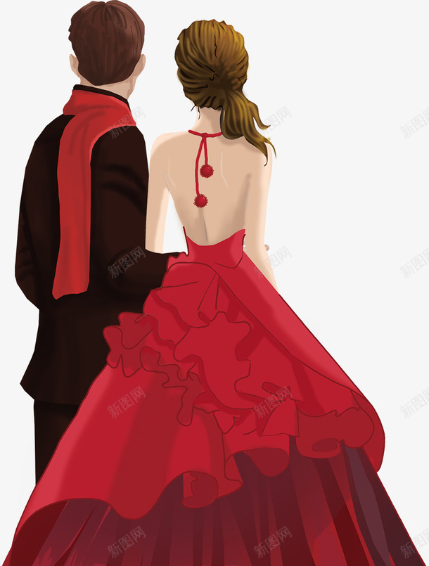 浪漫婚礼新娘新郎png免抠素材_88icon https://88icon.com LOVE 婚庆 婚礼 新娘 新郎 浪漫 爱情 结婚