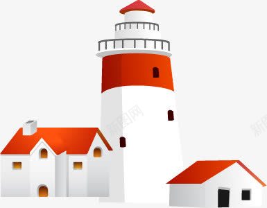 春天手绘红色城堡png免抠素材_88icon https://88icon.com 城堡 春天 红色
