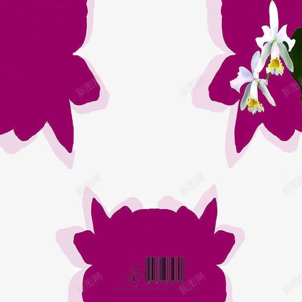 简约实用花形杂志封底png免抠素材_88icon https://88icon.com 卡通 时尚 杂志封底 红色