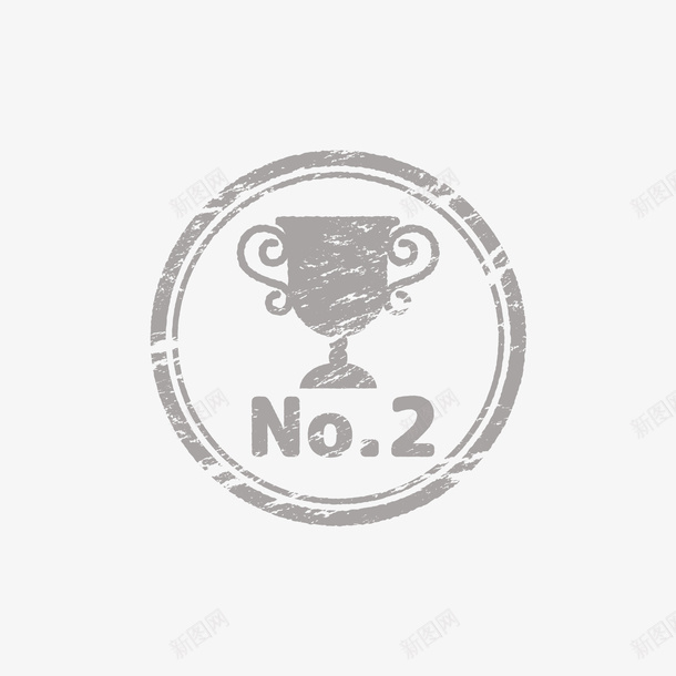 银色奖杯NO2矢量图eps免抠素材_88icon https://88icon.com 印章图案 图案 复古图案 复古的 奖杯 第二 银色 矢量图