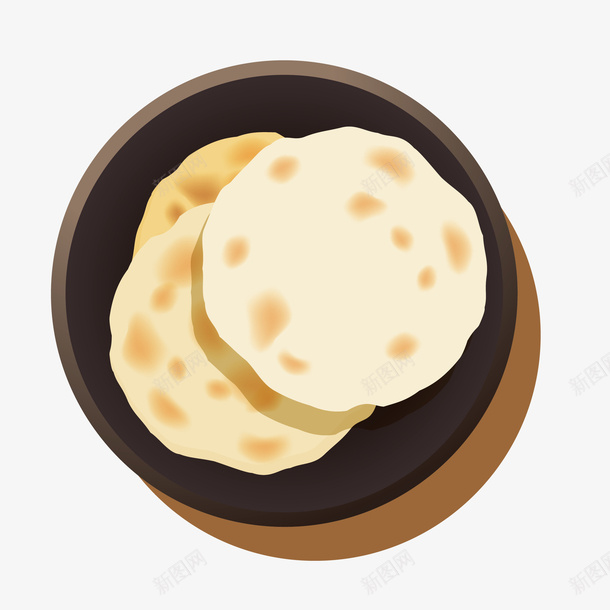 卡通盘子里面的烧饼png免抠素材_88icon https://88icon.com 免抠图 卡通盘子 效果图 烧饼 盘子 装饰图 装饰画 食物