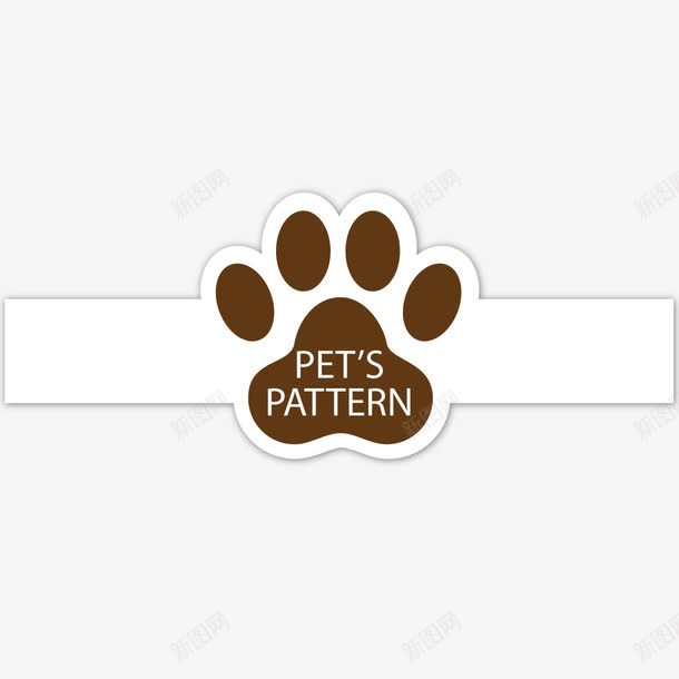 卡通宠物元素矢量图ai免抠素材_88icon https://88icon.com 卡通宠物元素 卡通小狗脚印 卡通狗脚印矢量素材 宠物元素 狗掌 狗掌印 矢量图