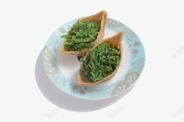 海草军舰寿司png免抠素材_88icon https://88icon.com 实物 日式 海草 豆皮