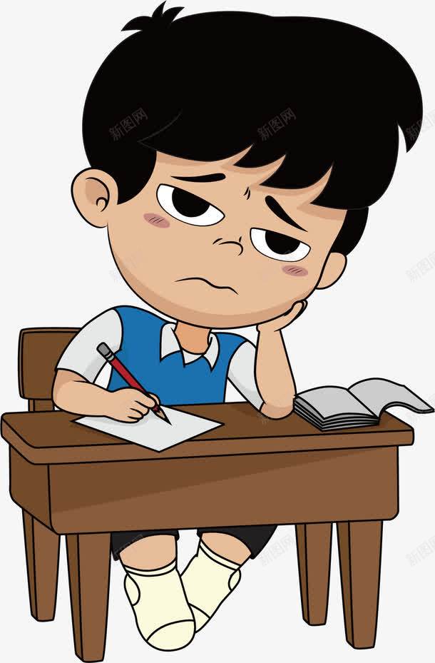上课发呆png免抠素材_88icon https://88icon.com 上课发呆 人物介绍 人物矢量图 卡通高中人物 插画人物 高中人物 高中人物矢量