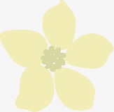 黄色清新花朵png免抠素材_88icon https://88icon.com 清清 花朵 黄色