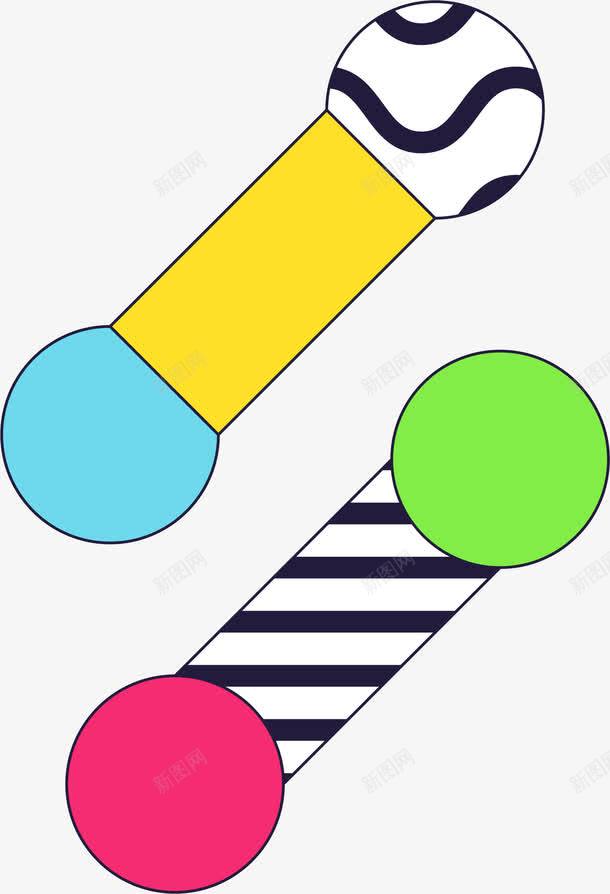 时尚撞色几何圆形半圆拼接装饰png免抠素材_88icon https://88icon.com 几何 几何排版 几何色块排版 图形 抽象 拼色 时尚