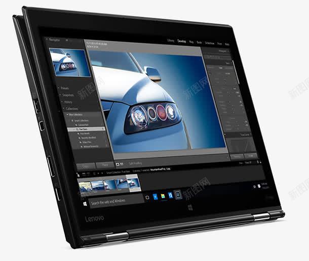 ThinkPadX1Yogapng免抠素材_88icon https://88icon.com ThinkPad X1 Yoga 产品实物 对折一起图 旋转屏 联想笔记本