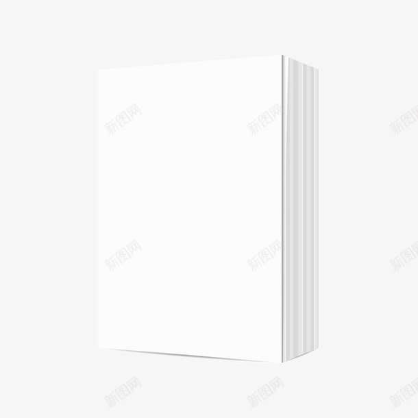 简约白色厚厚书本矢量图ai免抠素材_88icon https://88icon.com 书 书内页 书本 学习 学习办公 文字 文本 生活百科 课本 矢量图