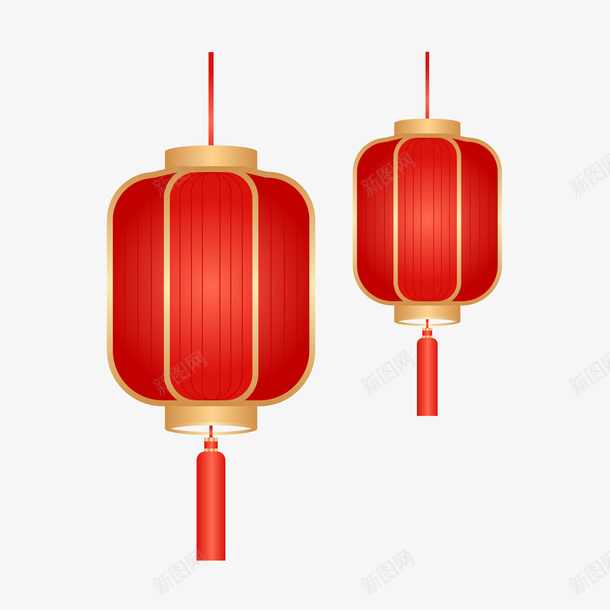春节红色灯笼装饰png免抠素材_88icon https://88icon.com 2023 2023春节 庆国庆灯笼 春节 灯笼 红色 装饰