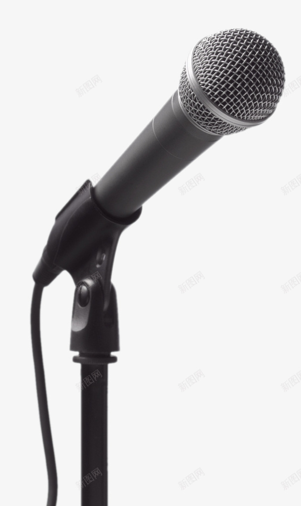 舞台话筒实物简图png免抠素材_88icon https://88icon.com 实物 扩音器 电线 立式架子 舞台话筒 讲话 话筒