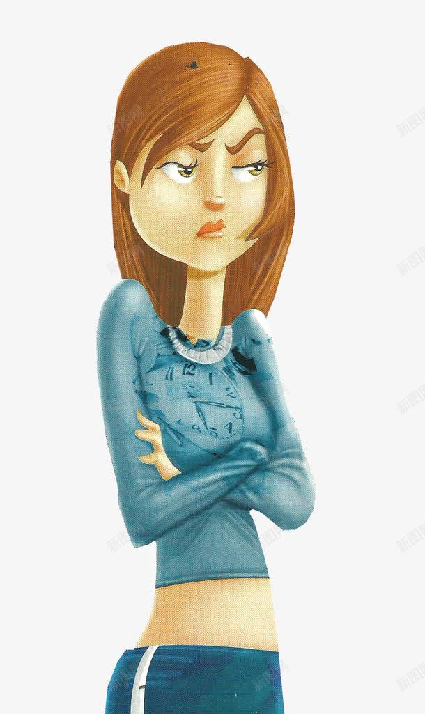 不开心的女人png免抠素材_88icon https://88icon.com 不开心 健康 女人 心理 情绪