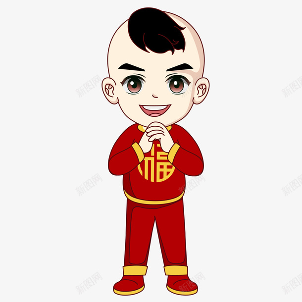 男福娃拜年来啦png免抠素材_88icon https://88icon.com 卡通 卡通人物 手绘 男福娃 男福娃拜年来啦免抠 福娃 装饰 装饰背景