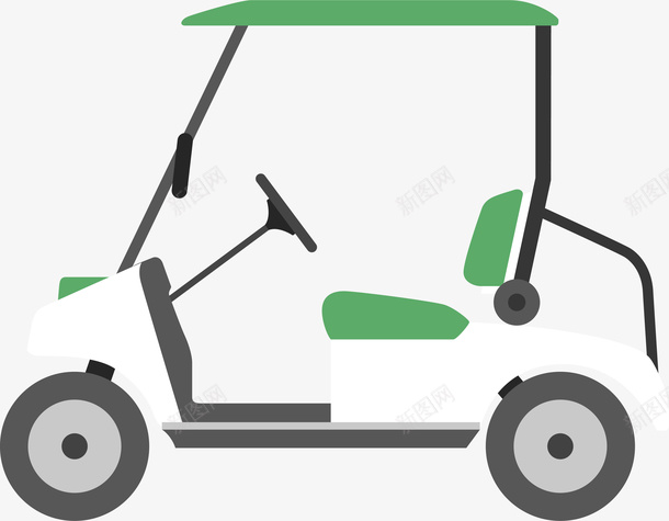 卡通观光车游览车矢量图ai免抠素材_88icon https://88icon.com 卡通 扁平化 游览车 电动车 矢量图案 观光车 矢量图