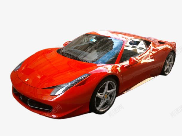红色Ferraripng免抠素材_88icon https://88icon.com 产品实物 敞篷车 法拉利 赛车 跑车
