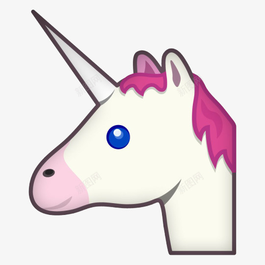 蒸汽波风格独角兽头像png免抠素材_88icon https://88icon.com 免抠下载 实物 手绘 独角兽头像 蒸汽波风格 装饰