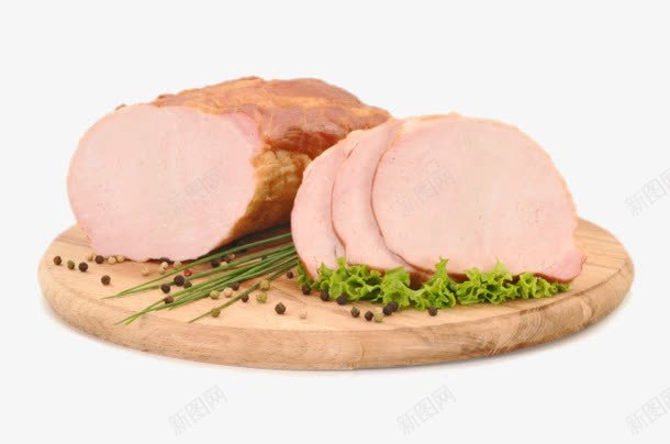 砧板肉片png免抠素材_88icon https://88icon.com 厨房 火腿 砧板 肉类