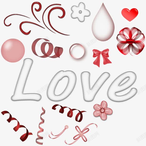 爱情love爱心丝带水珠png免抠素材_88icon https://88icon.com 丝带 水珠 爱情 蝴蝶结