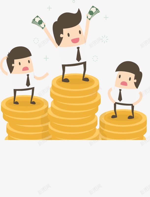 发奖金的商务小人png免抠素材_88icon https://88icon.com 发奖金 商务 商务小人 奖金 金融 颁奖