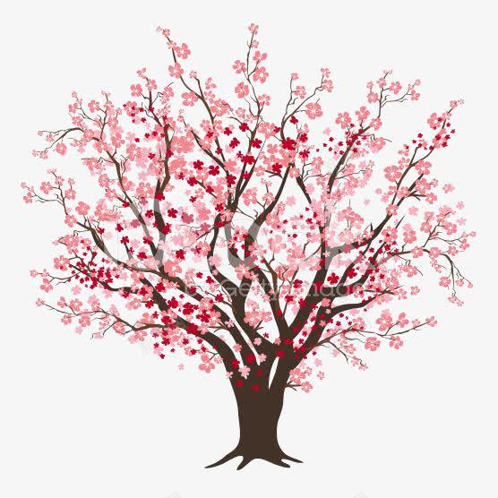 卡通樱花树png免抠素材_88icon https://88icon.com 大树漫画版 小树 小树印花 小树插画 樱花 樱花树 樱花树免扣PNG 樱花漫画 水彩 盛开的樱花树