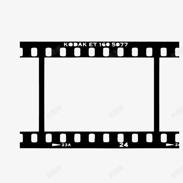 黑色老交卷边框矢量图ai免抠素材_88icon https://88icon.com 老交卷 胶片边框 边框 黑色 矢量图