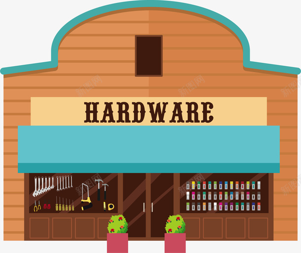 卡通五金商店png免抠素材_88icon https://88icon.com 五金商店 便利店 卡通 卡通的 商铺 商铺门 小店 店铺 手绘 杂货铺 门店 面包店