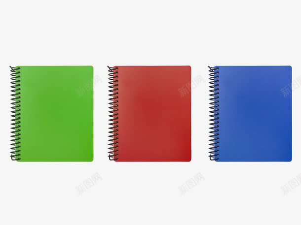 彩色笔记本png免抠素材_88icon https://88icon.com 备忘录 实物 彩色笔记本 文具 日记本 红色 绿色 蓝色