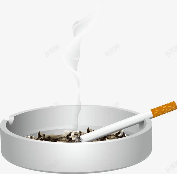 烟灰缸png免抠素材_88icon https://88icon.com 卡通烟灰缸 烟 烟卷 烟灰缸 香烟