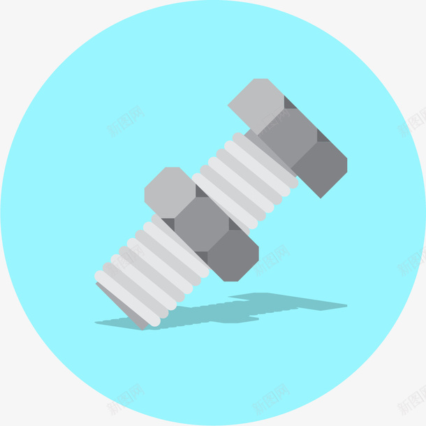 手绘扁平风格螺丝钉配件矢量图ai免抠素材_88icon https://88icon.com 卡通配件 手绘 汽车零配件 矢量配件 螺丝钉 配件 零配件 矢量图
