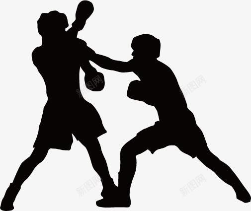 拳击剪影png免抠素材_88icon https://88icon.com 体育 击拳 剪影 拳击 拳击剪影 拳击对手素材 运动