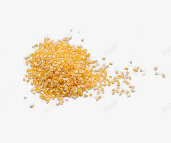 玉米颗粒png免抠素材_88icon https://88icon.com 玉米碴 玉米碴子 碎 金黄色 食用品
