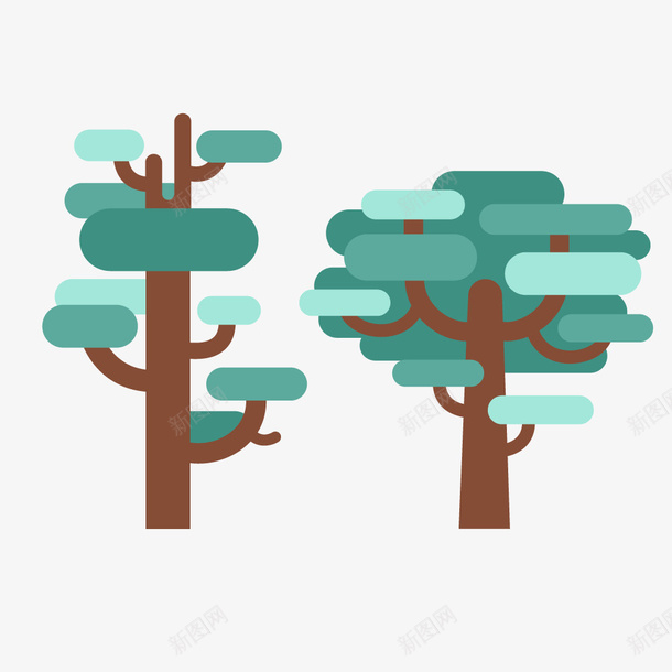 绿化规划水彩手绘树木矢量图ai免抠素材_88icon https://88icon.com 后期 大树 景观植物 林木 树 树木 树木树叶 植树节 植物 环保 环保设计 绿化 绿树 绿色 规划 设计 矢量图