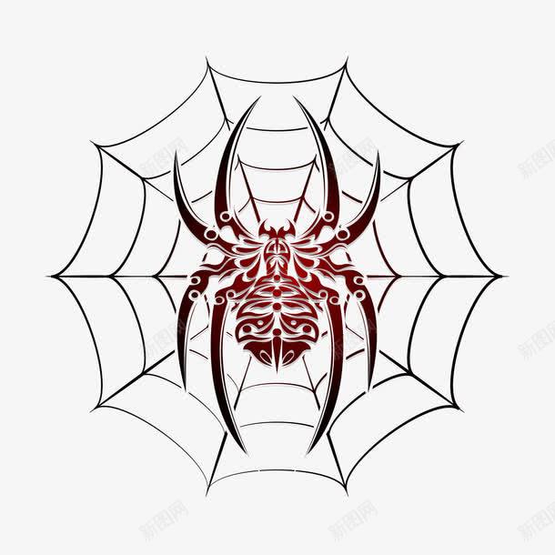 蜘蛛剪贴画免费png免抠素材_88icon https://88icon.com 免费素材 剪贴画 矢量素材 纹身 蜘蛛 贴纸
