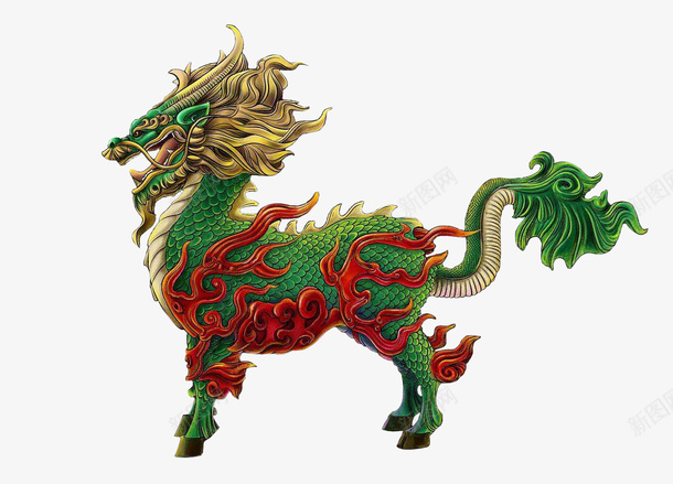 霸气麒麟png免抠素材_88icon https://88icon.com 免抠麒麟 霸气麒麟 麒麟 麒麟素材