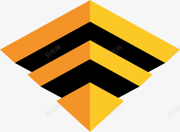 三角金字塔矢量图ai免抠素材_88icon https://88icon.com 三角形 倒立 倒金字塔 塔 金字塔 顶端 黑色 矢量图