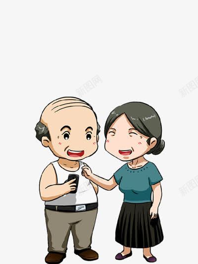 夫妻png免抠素材_88icon https://88icon.com 卡通情侣 夫妻 老年人