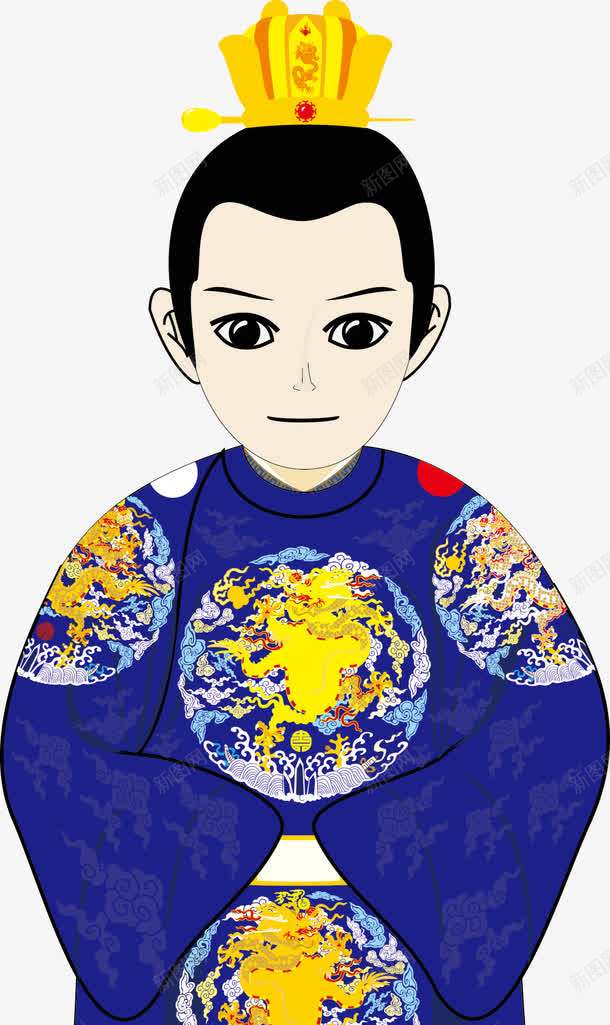 一身正气的皇上png免抠素材_88icon https://88icon.com 清朝龙袍 皇上 皇帝 皇帝龙袍 荷花 莲花 衣服 长袍 高清龙袍 麒麟 龙 龙袍
