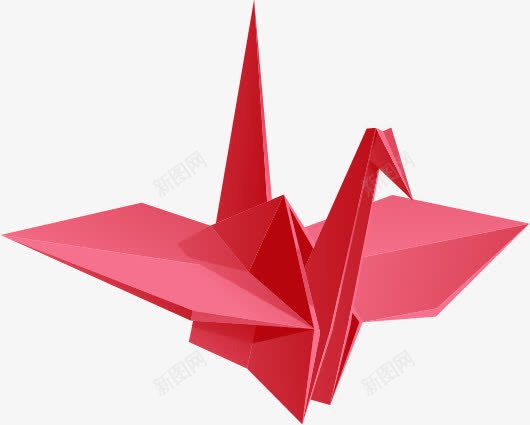 红色飞舞的千纸鹤png免抠素材_88icon https://88icon.com 千纸鹤 折纸 红色 飞翔