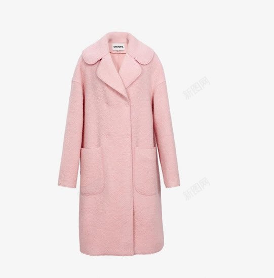粉色大衣png免抠素材_88icon https://88icon.com 呢子 外套 大衣 粉色大衣 衣服